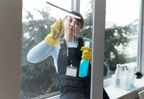 Nettoyage de vitres intérieures et extérieures à Tauriac